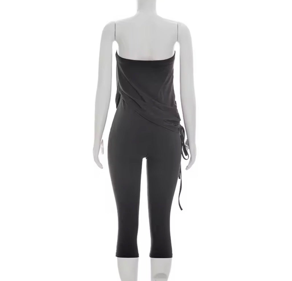 Sculpt & Slay Ruched Jumpsuit