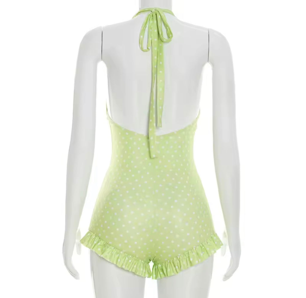 Sweet Escape Polka Dot Romper