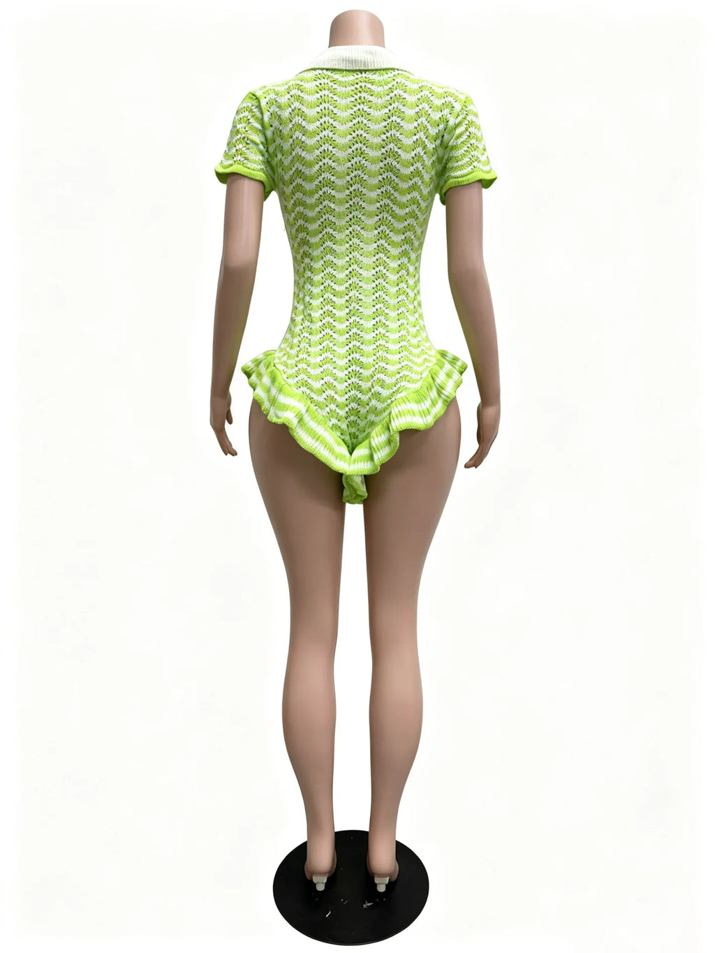 The Capri Flirt Knit Romper
