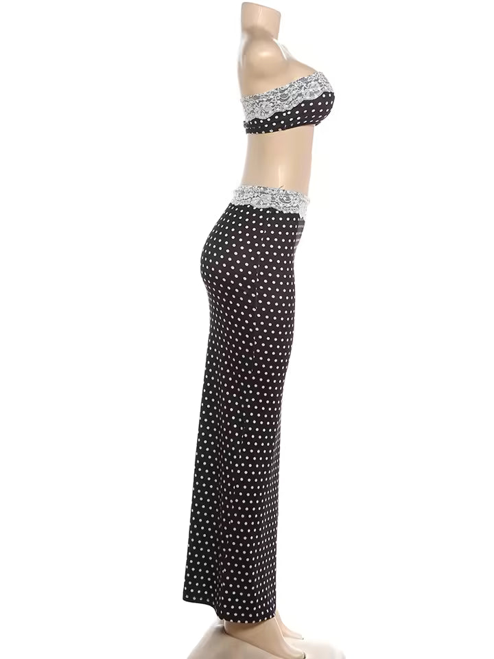 Sweet Muse Polka Lace Set image 3