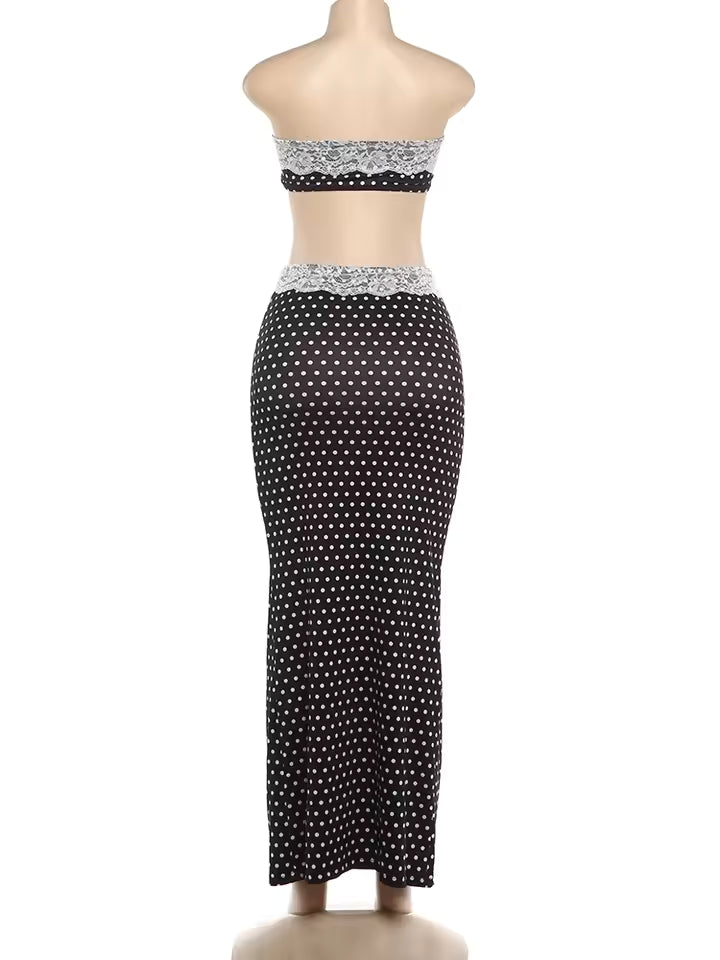 Sweet Muse Polka Lace Set image 4