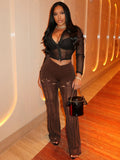 Luxe Knit Shred Pants image 0