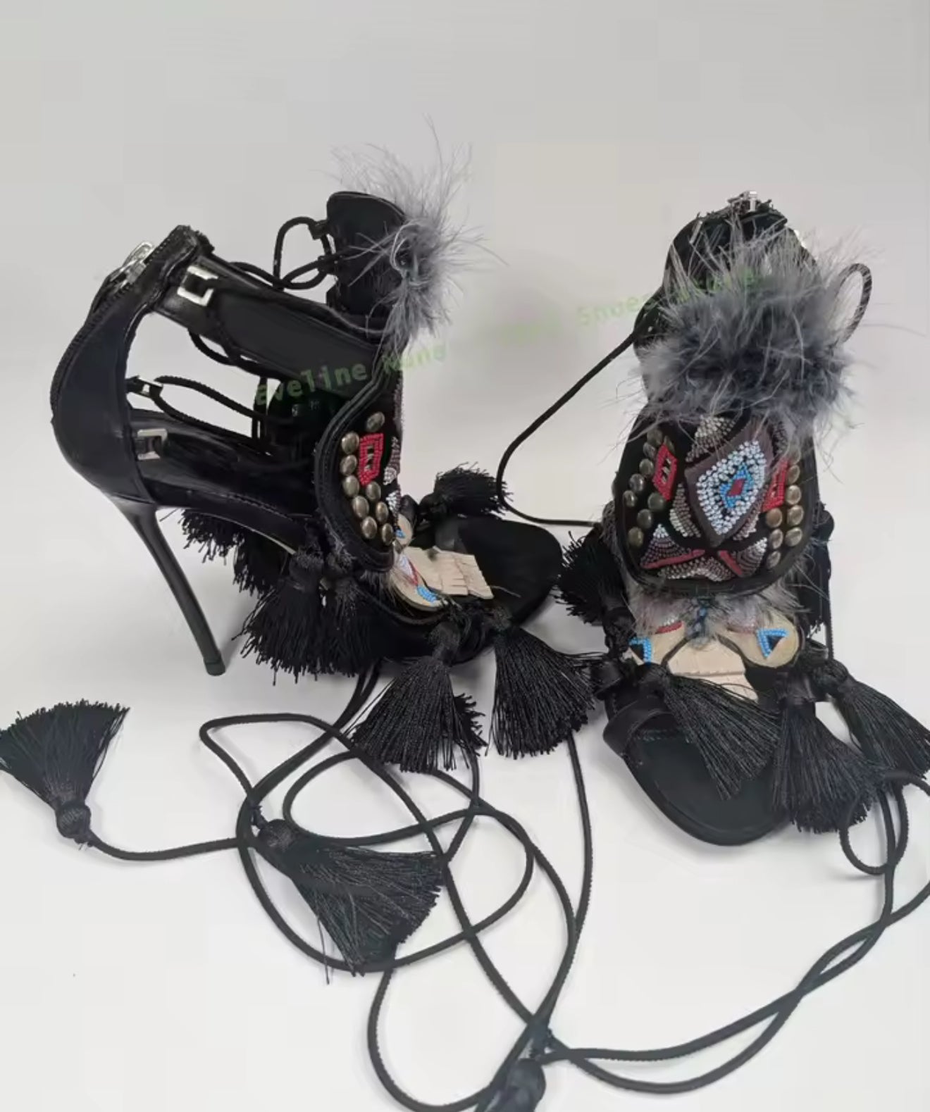 Tribal Luxe Gladiator Sandals (MADE TO ORDER) image 5