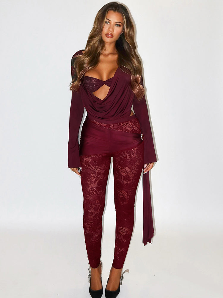 Midnight Lace Affair 2-Piece Set image 2