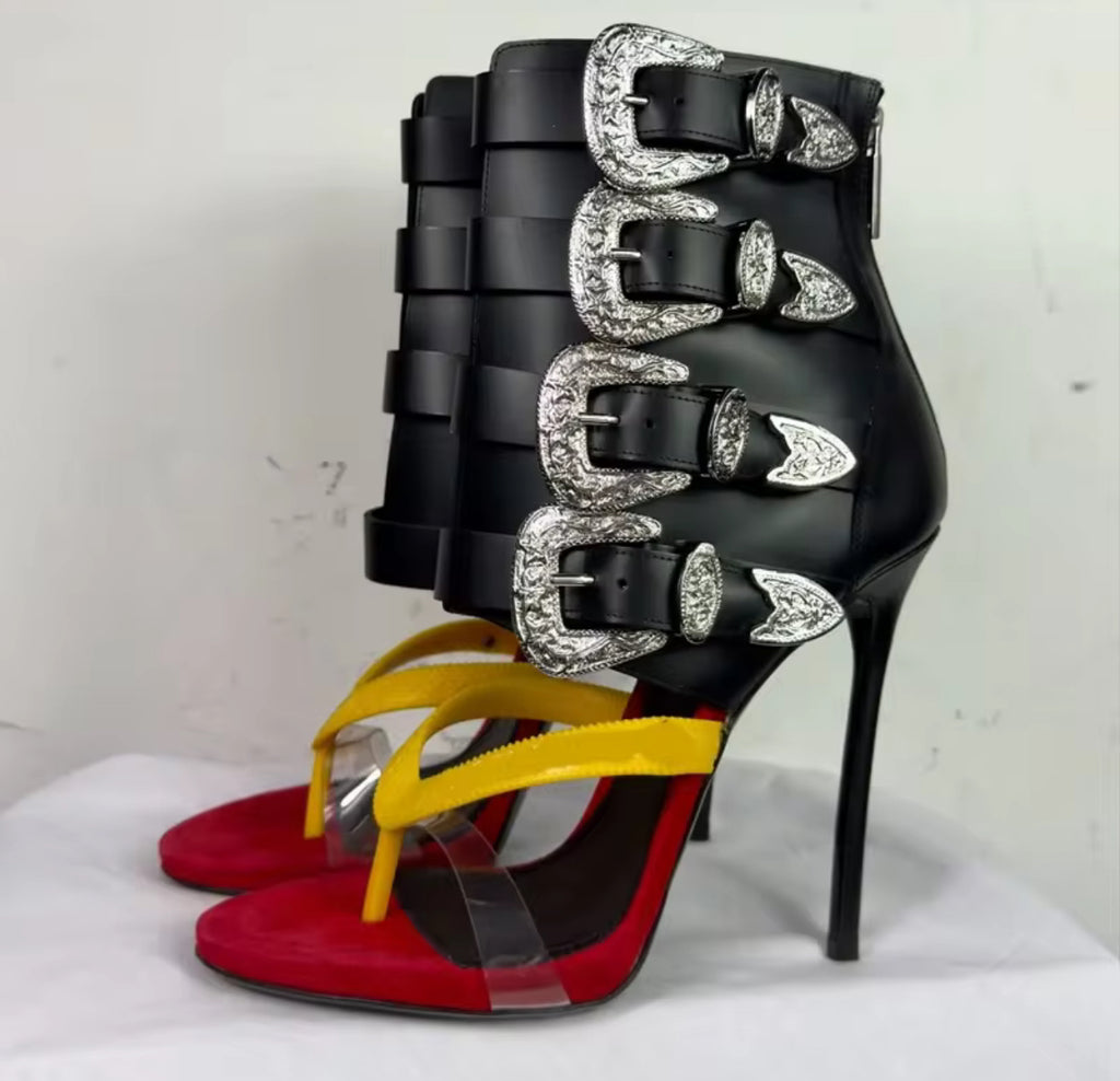 Fierce Stride Cutout Platform Boots image 1