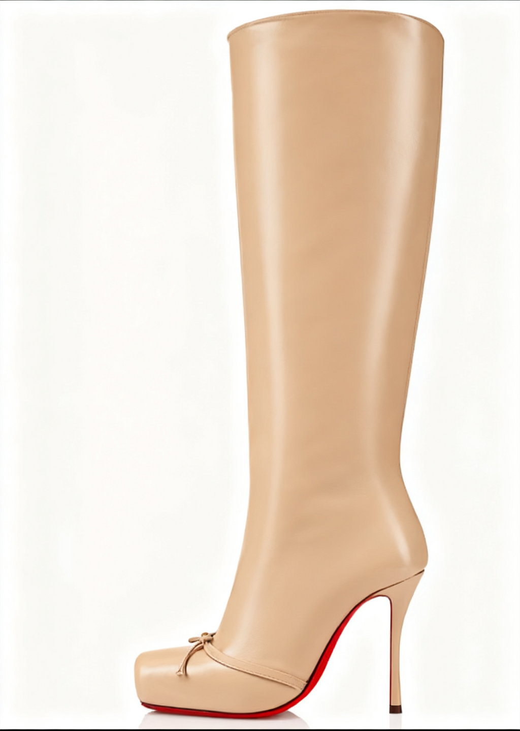 Velvet Bow High-Shine Stiletto Boots image 10