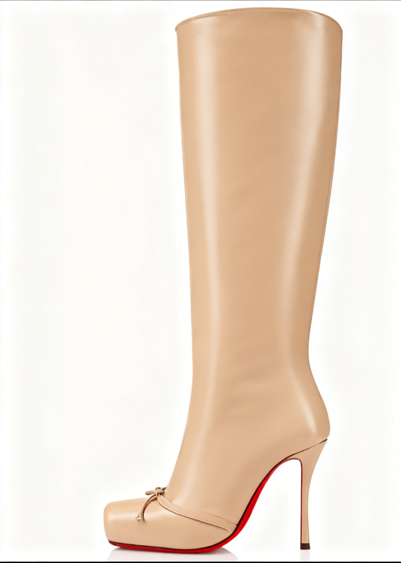 Velvet Bow High-Shine Stiletto Boots image 10