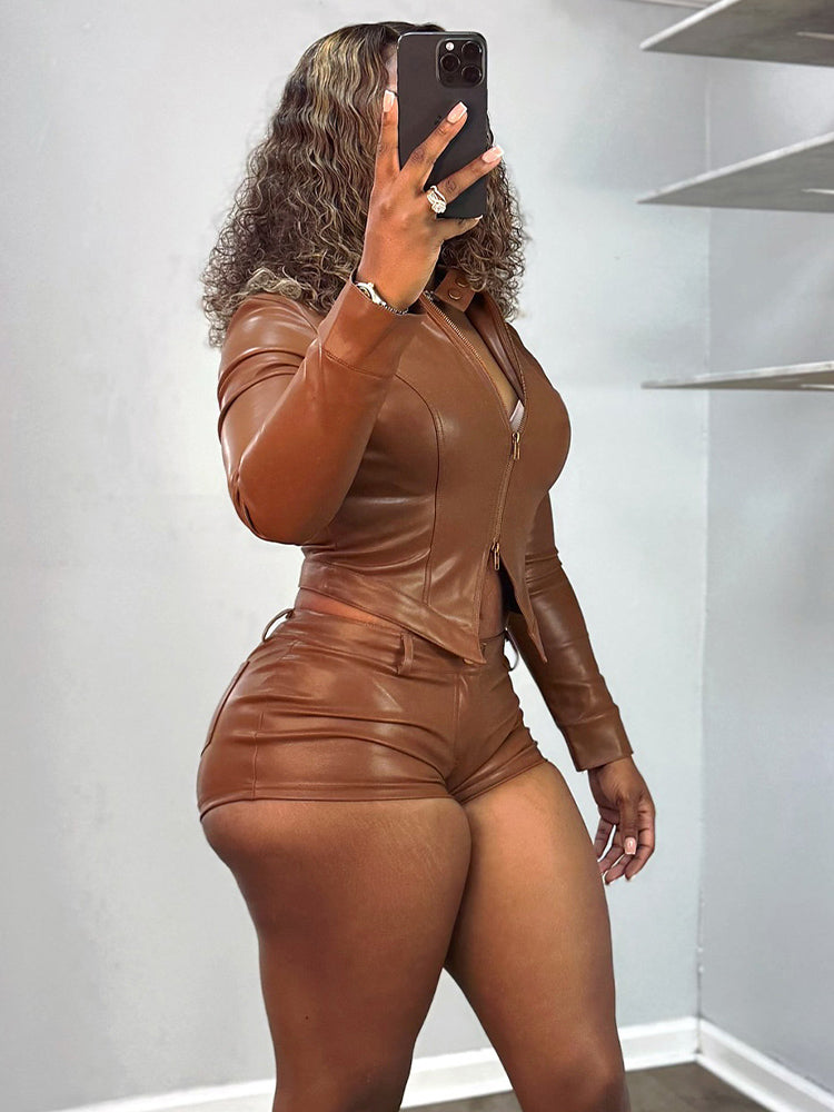 Slick Temptation Faux Leather Set image 4