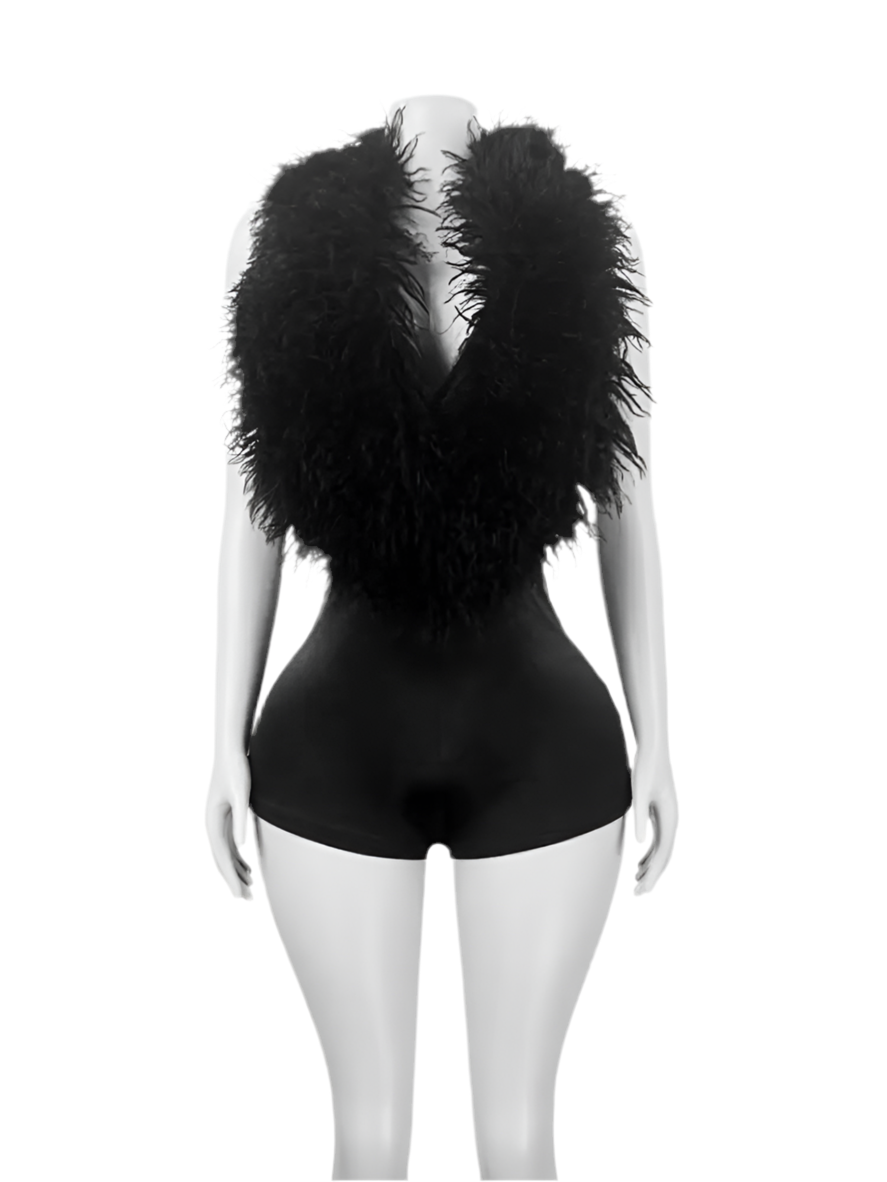 Luxe Fluff Romper image 2
