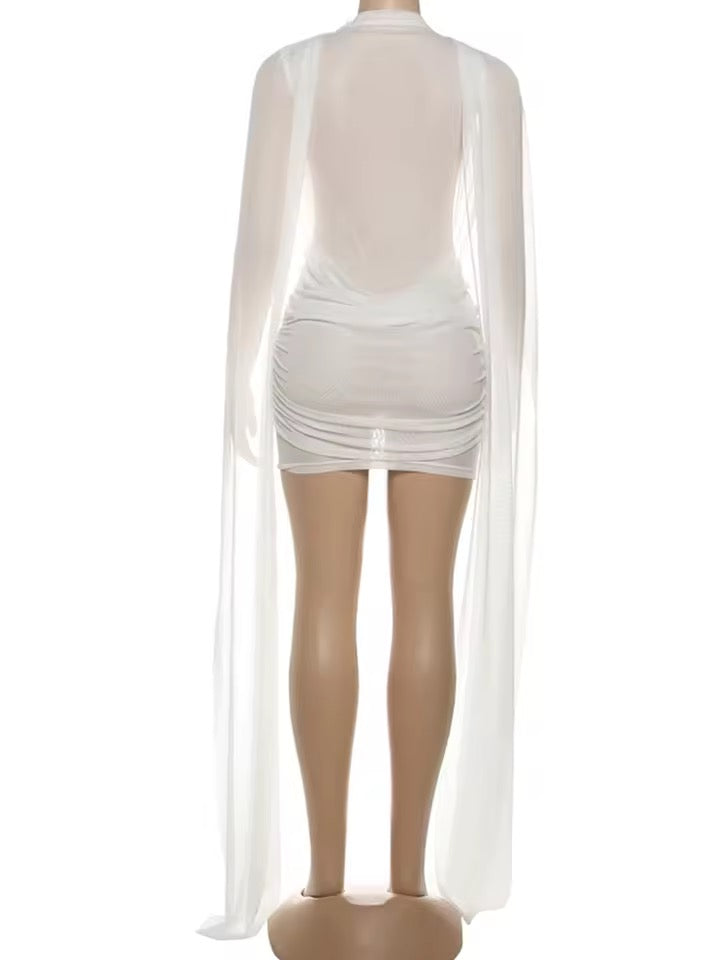 Heavenly Drape Aura Mini Dress  image 2
