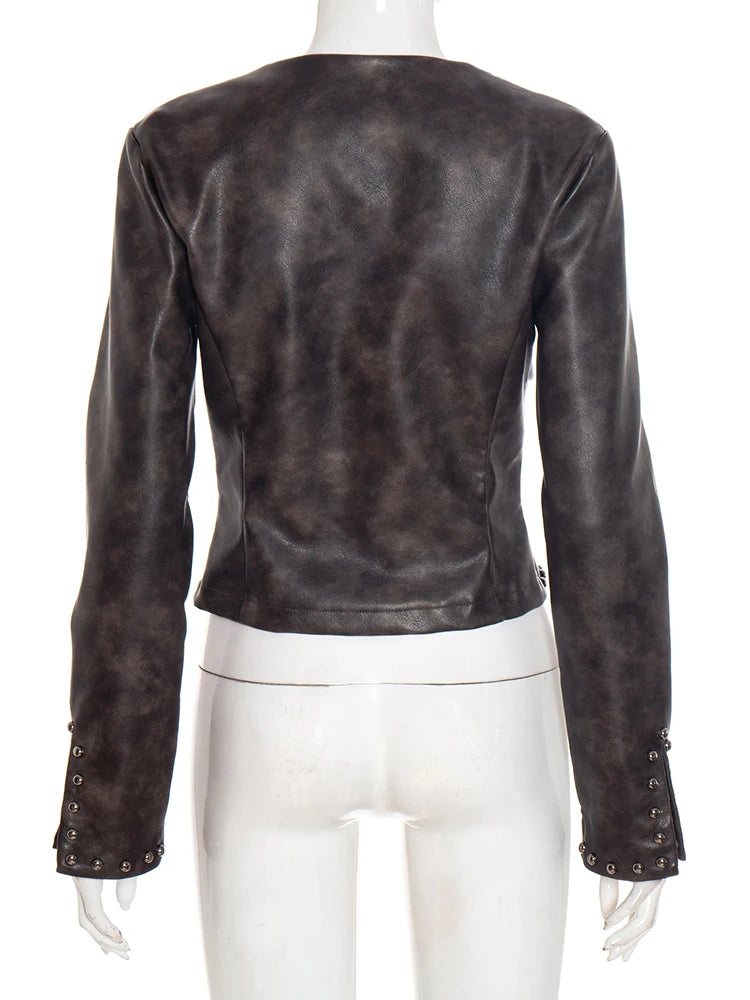 Studded Intentions Faux Leather Jacket image 2