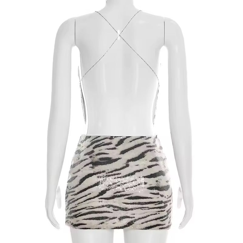Wild Nights Cowl Mini Dress image 4