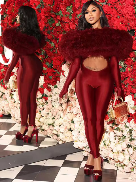 Crimson Seduction Jumpsuit image 0