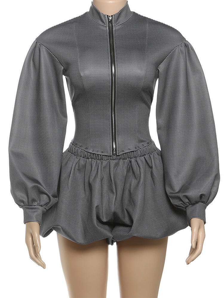 Curve Line Zip Set image 2