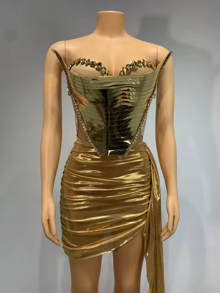 Golden Hour Luxe Metallic Birthday 2-Piece Set image 3